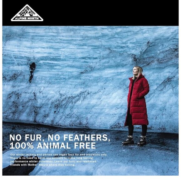 ❄️❄️Alpine North Vegan Down Mid-Length Parka Coat Alpine North XL NWOT - Picture 8 of 10